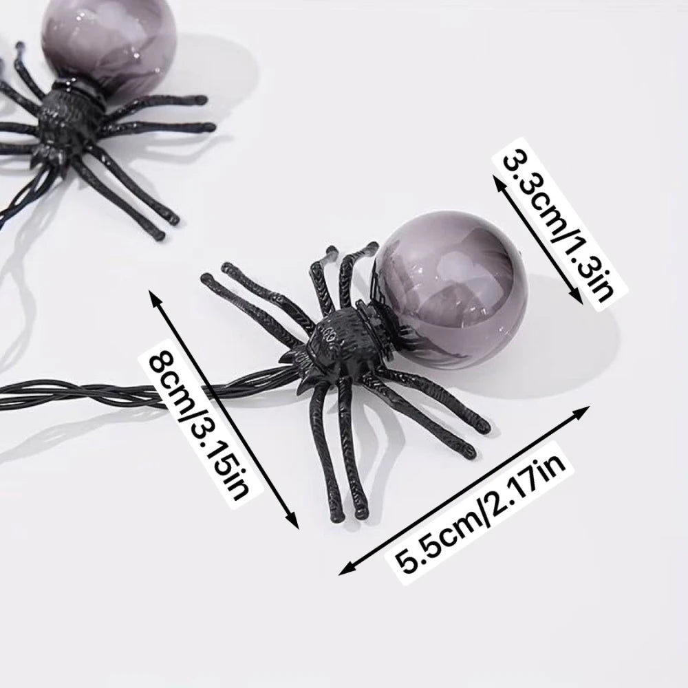 Guirlande araignées pour une fête d'Halloween