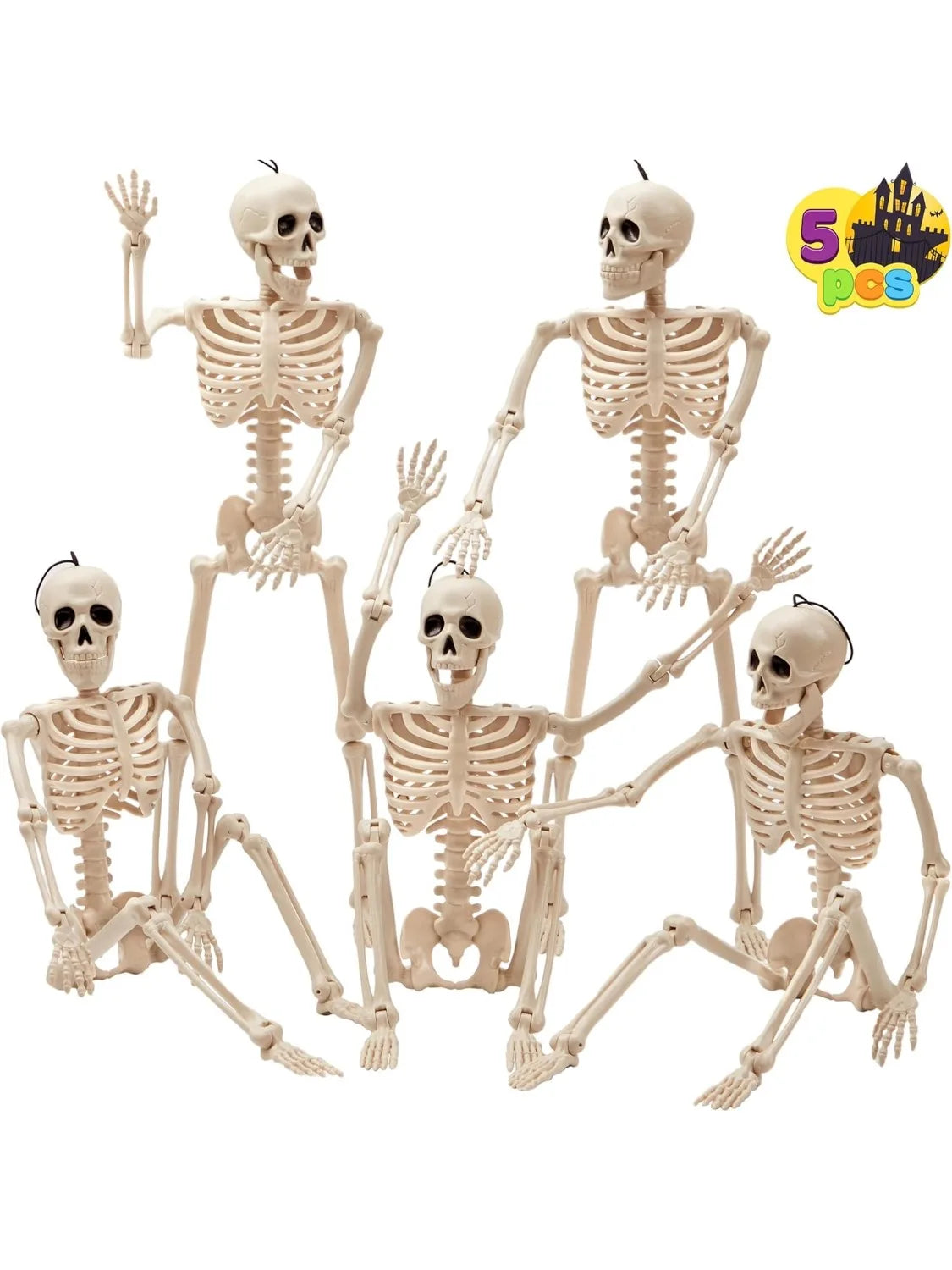 Squelettes d'Halloween pour coin photo