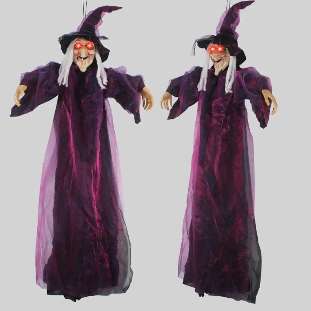 Sorcière animée décorative de 180 cm