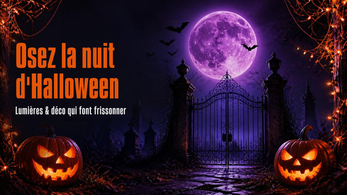 Osez la nuit d'Halloween – lumières et déco qui font frissonner